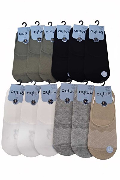 Aytuğ BAMBU ERKEK BABET ÇORABI; DİKİŞSİZ; YAZLIK ; 41-45 NUMARA; ASORTİ 12'Lİ...