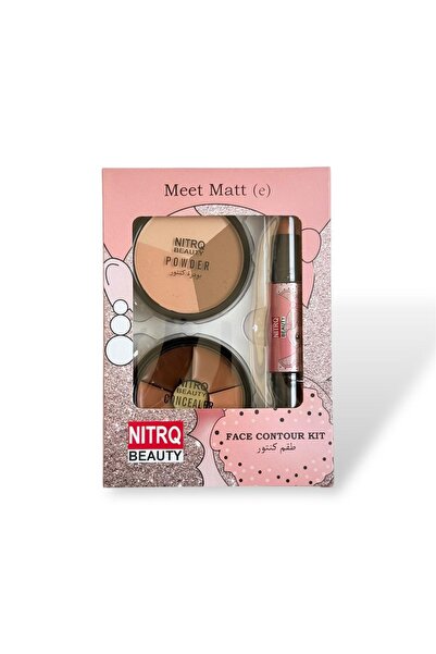 NITRQ BEAUTY Meet Matt(e) Face Contour Kit.