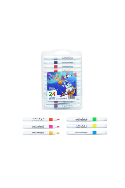MA Acrylic Marker Set 24 Colors – for drawing, hobbies and creative projects