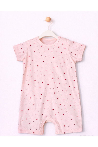 For My Baby Summer Patterned Baby Girl Jumpsuit