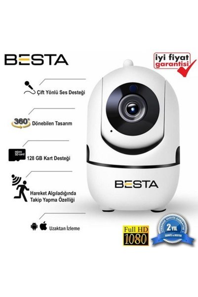 NW NessiWorld 2 Mp Night Vision Wireless Ip Security Camera Kd-5100