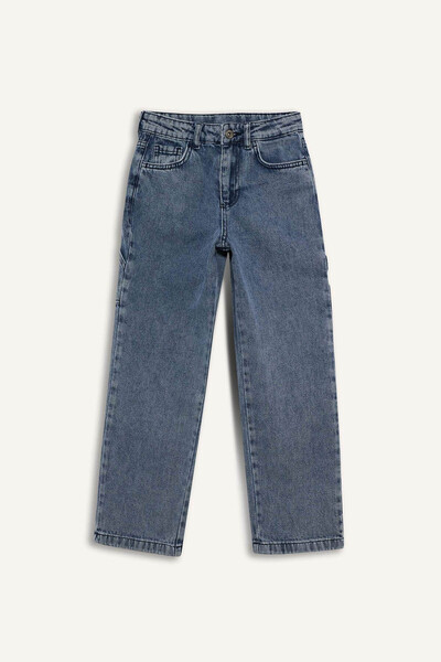 DeFacto Pantaloni 100% bumbac Carpenter Fit pentru băieți F9729A826SP