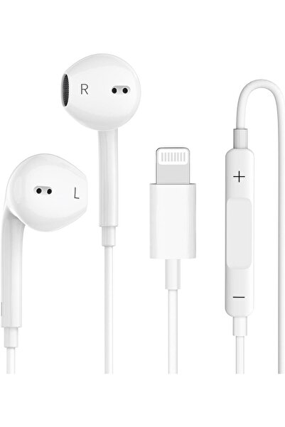 Jastech سماعات رأس سلكية أصلية بتقنية Lightning - سماعات أذن مزودة بميكروفون ...