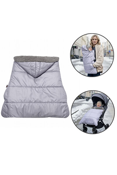 Kidizi Winter protective cover for stroller and baby carrier All Grey, univer...
