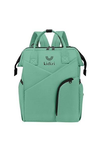 Kidizi Mova Mint maternity bag with stroller attachment, backpack model, 10 c...