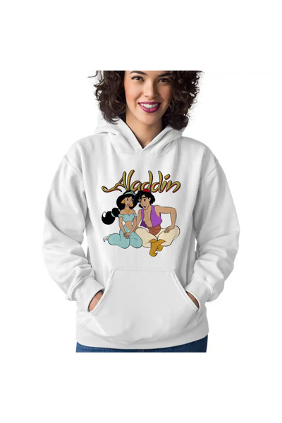 OEM Women's Sweatshirt Aladdin Jasmine Enchanted Carpet Princess