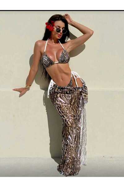 ARHEZ TEKSTİL Lena Bikini Pareo Set