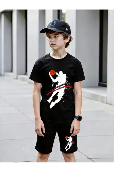 Cevval Dječja majica i set kratkih hlača sa džepovima