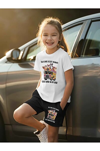 Cevval طقم تي شيرت وشورت جيب للأطفال