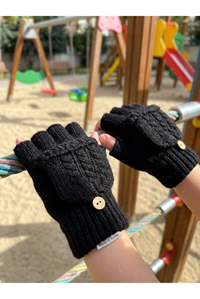 PIECE SIGNATURE Luxury Covered Cut-Finger Gloves for Teenagers (Ages 7-10)