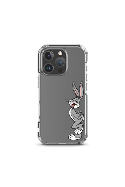 KaffCase حافظة إطلاق جديدة بتصميم Buggs Bunny متوافقة مع هاتف Iphone 16 Pro