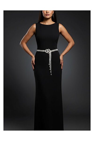 Parspera Daire Halka Model Vip Kadın Gümüş Kaplama Kemer Vücut Aksesuar - Düğ...