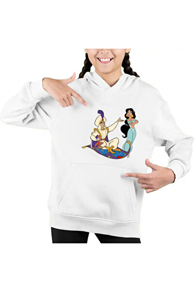 OEM Hanorac Copii Fete Aladdin Print Ali Jasmine Covor Fermecat Sultan
