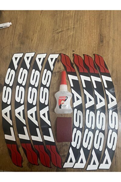 ASTUNİNG Lassa Motorcycle and Automobile 3D Embossed Emblem Sticker Wheel and...