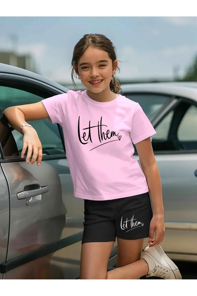 Cevval Set tricou și pantaloni scurți pentru copii (2 piese)