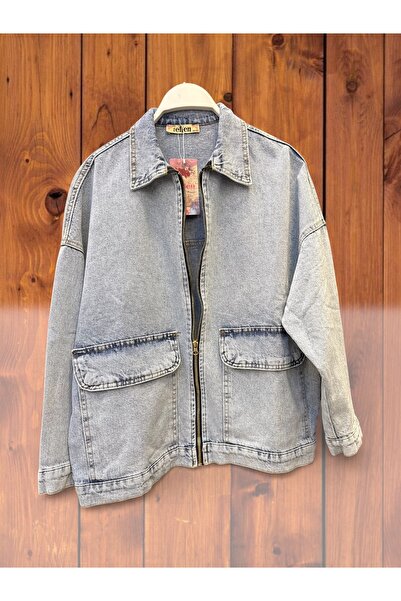 SOLİS MODA Comfortable Kersi̇m Women's Denim Jacket