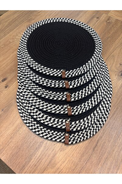 MaVaux Herakles 6 Pieces Wicker Plate Mat / American Service Lux Presentation...