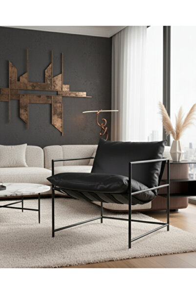 SLLER Klas Model Metal İskeletli Portatif Berjer ,Suni Deri Döşemeli Portatif...