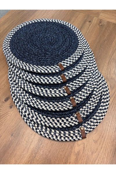 MaVaux Herakles 6 штук плетених підносів / американських сервірувальних підно...