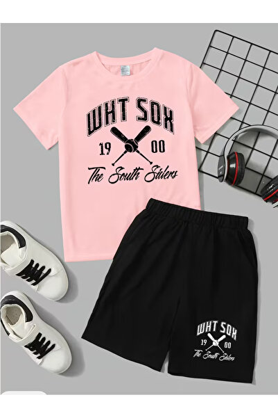 Cevval Σετ παιδικό μπλουζάκι και σορτς τσέπης