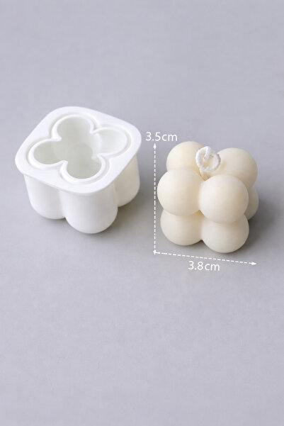 Hobicini Bubble Mini Slikon Mum Kalıbı 4 x 4 cm