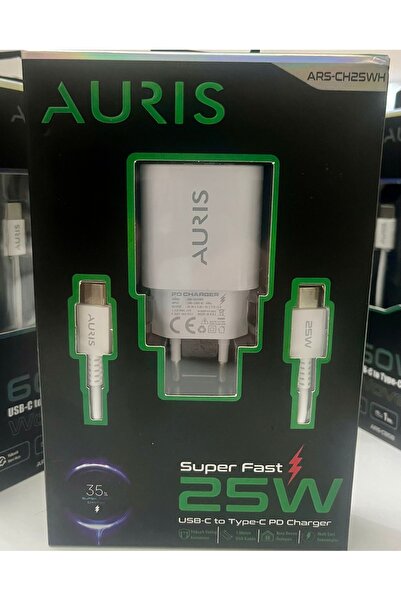 Auris 25 W Süper hızlı şarj aleti yeni nesil Samsung cihazlara uygun