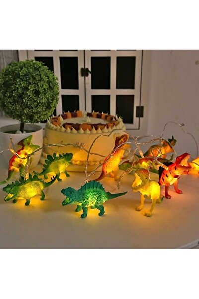özzstore إضاءة ديناصور LED للأطفال 10 قطع لحفلات المرح