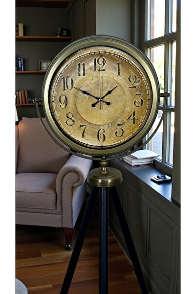 Leyaton ساعة أنتيك هيريتيج ذات حامل ثلاثي القوائم طراز LWLHM-YTRS345