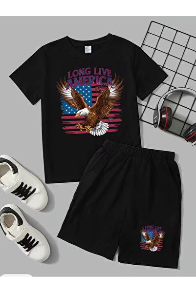 Cevval Dječja majica i set kratkih hlača sa džepovima