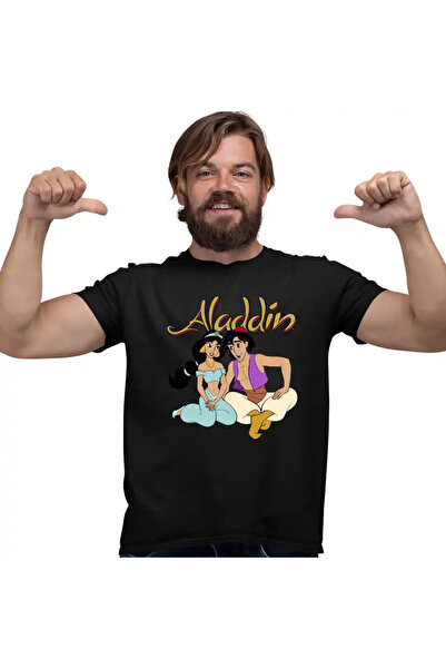 OEM Men's T-Shirt Aladdin Jasmine Enchanted Carpet Princess