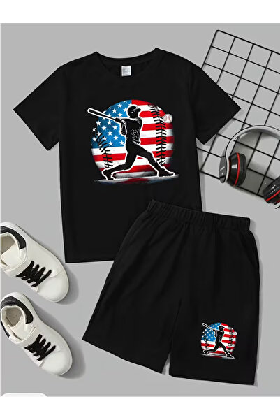 Cevval Dječja majica i set kratkih hlača sa džepovima