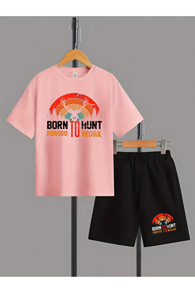 Cevval Set tricou și pantaloni scurți pentru copii (2 piese)