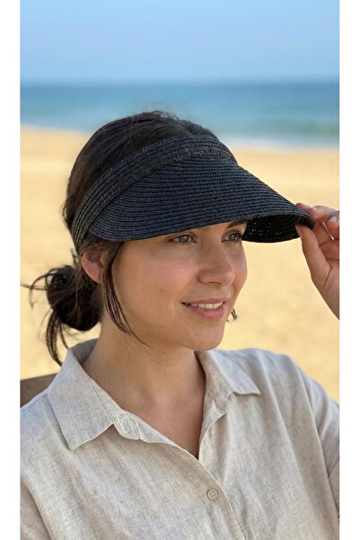 LAGRANZE Women's Straw Hat – Sun Protection Visor Model