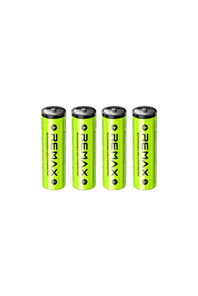 Remax AA Rechargeable USB Lithium Battery 3071mWh - 4 Pieces