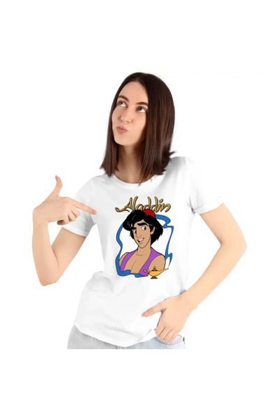 OEM Women's T-Shirt Aladdin Magic Lamp Ali Baba Aladin