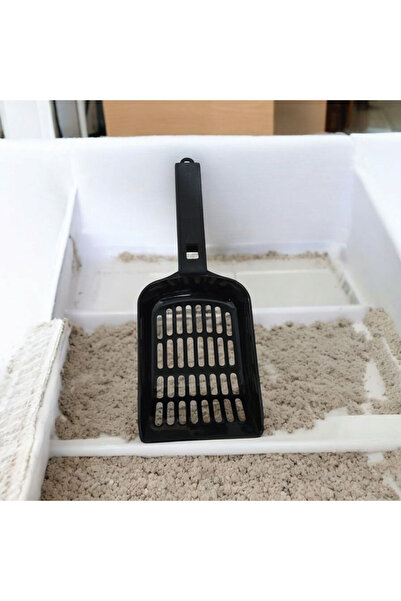 shop Cat Litter Cleaning Shovel (Black)