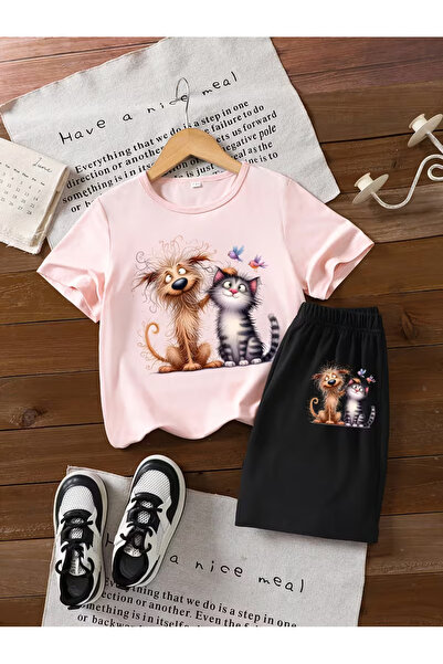 Cevval Children's T-Shirt and Pocket Shorts Set