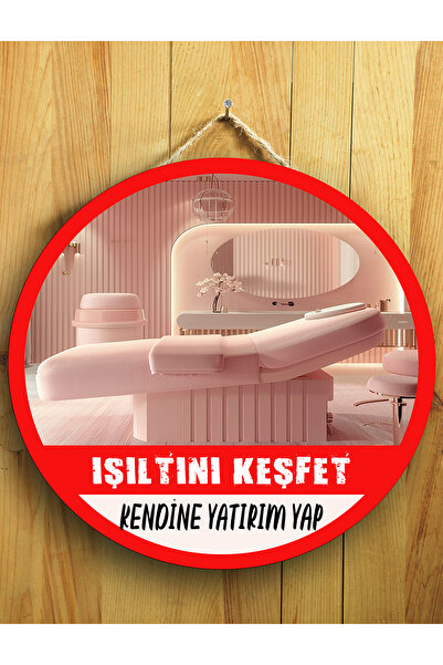Mayeka Güzellik Salonları İçin Güzellik Salonu Duvar Kapı Tablo Ahşap Askılı ...