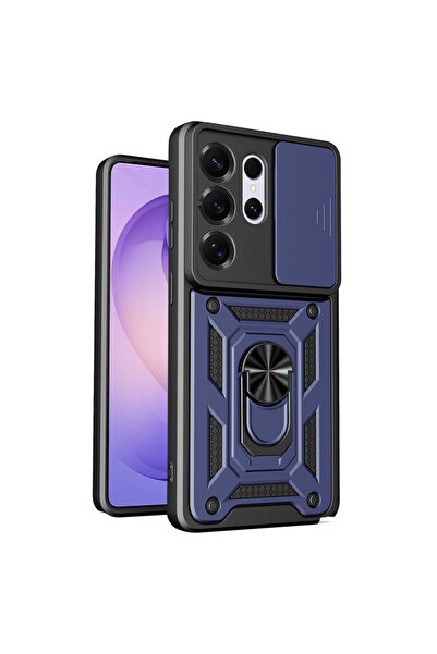 Techsuit Samsung Galaxy S26 Ultra Camera Protection Case CamShield Series, Blue