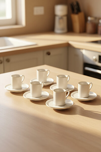 Bambum Icon 6-Person Coffee Cup Set Gold