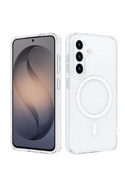 Techsuit Carcasă MagSafe Pro pentru Samsung Galaxy S26, Transparentă