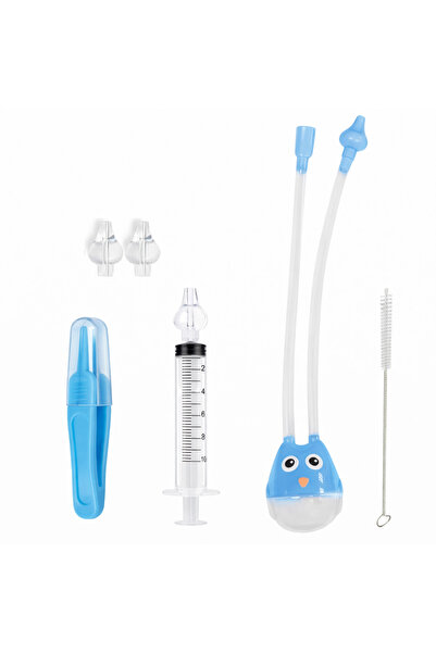 Kidizi 5-piece set for baby's nasal hygiene blue - contains nasal aspirator, ...