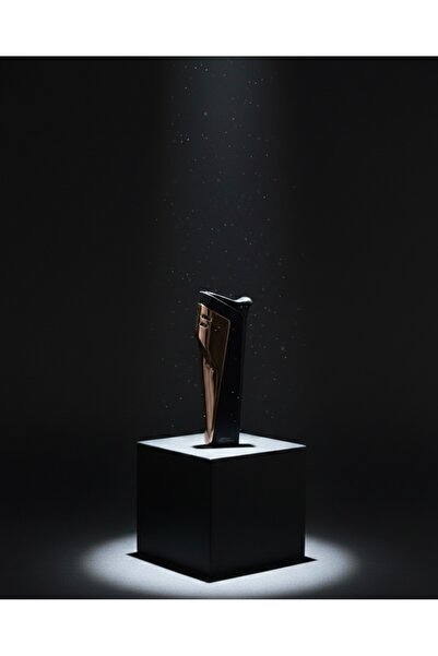 Hüma Butik Takı & Aksesuar Vip Rose Gold & Black Özel Kesim Torch Çakmak - Şı...