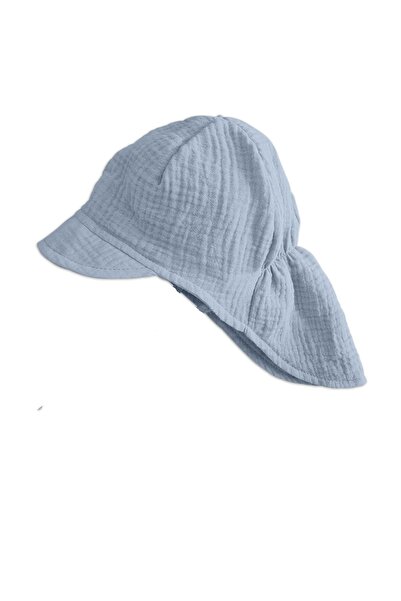 Kidizi Children's muslin cap with visor and neck protection Maitre Jeans 1-3 ...