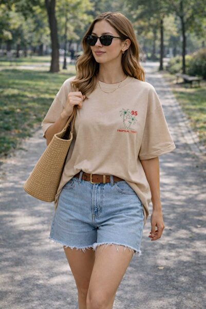 Risely Co 95 Tree Women's Oversize T-Shirt