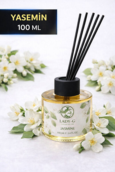 G Lady Lady-G YASEMİN Yüksek Kalite Premium Reed Diffuser Bambu Oda Kokusu 10...
