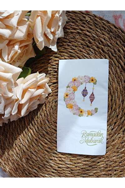 Bymarydesing Ramazan Konsept Dekoratif Napkin | Şık Sunum Peçetesi 12 Lİ