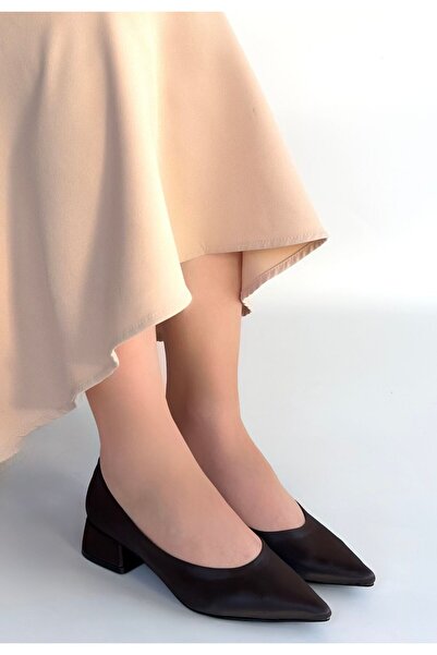 STUMBANNG Ferla Bitter Brown Skin Heeled Shoes
