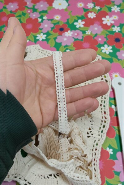 DUAYEN Pamuk kopanaki dantel çıtır ara mürüvvet desen 1 metre