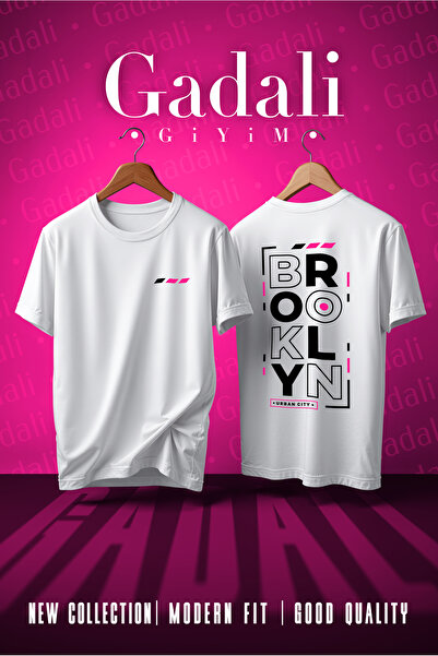 Gadali Unisex Broklyn Printed T-Shirt